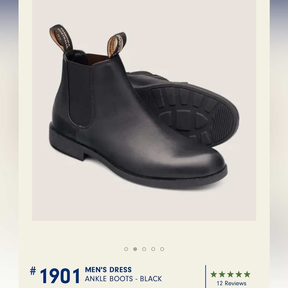 SOLD | Blundstones #1901 Men’s Dress Ankle Boots - Black